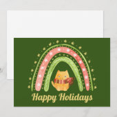 Weihnachtskarte und Personalisierte Weihnachtskart Feiertagskarte (Vorne/Hinten)