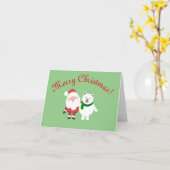 Weihnachtskarte und Polar Bären Karte (Gelbe Blume)