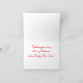 Weihnachtskarte und Polar Bären Karte (Innenseite)