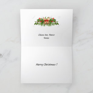Weihnachtskarte - Venedig Feiertagskarte