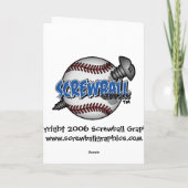 Weihnachtskarte verhaftet feiertagskarte (Rückseite)