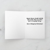 Weihnachtskarte verhaftet feiertagskarte (Innenseite)