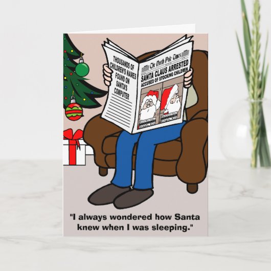 Weihnachtskarte verhaftet feiertagskarte (Vorderseite)