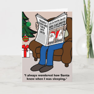 Weihnachtskarte verhaftet feiertagskarte