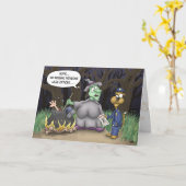 Weihnachtskarte: Vermisste Personen Karte (Gelbe Blume)