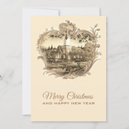 Weihnachtskarte Vintag Dankeskarte