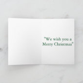 Weihnachtskarte: Vintager Chor Feiertagskarte (Innenseite)