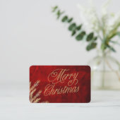 Weihnachtskarte Visitenkarte (Stehend Vorderseite)