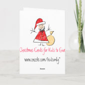 Weihnachtskarte voller Liebe Feiertagskarte (Rückseite)