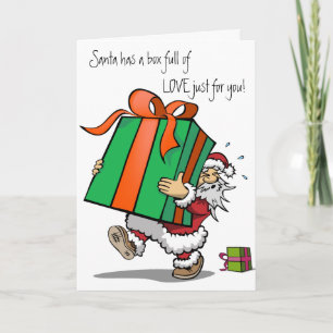 Weihnachtskarte voller Liebe Feiertagskarte