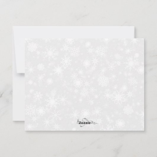 Weihnachtskarte - vollständig lachend feiertagskarte (Rückseite)