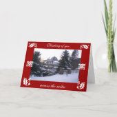 Weihnachtskarte von Buxton Feiertagskarte (Vorderseite)