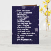 Weihnachtskarte von einem Hund aus einem Lover Karte (Gelbe Blume)