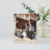 Weihnachtskarte von Fotos Bauernhof Weihnachten Po (Stehend Vorderseite)