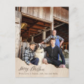 Weihnachtskarte von Fotos Bauernhof Weihnachten Po (Vorderseite)