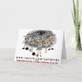 Weihnachtskarte von Jailbirdz Feiertagskarte (Rückseite)