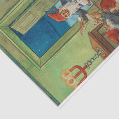 Weihnachtskarte von Jenny Nystrom Seidenpapier (Ausschnitt)