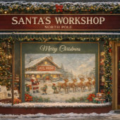Weihnachtskarte von Santas Werkstatt