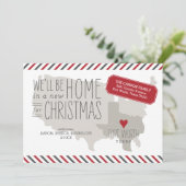 Weihnachtskarte von Texas Feiertagskarte (Stehend Vorderseite)