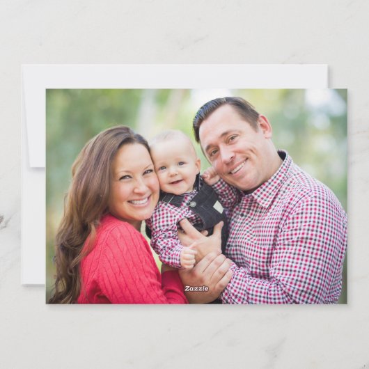 Weihnachtskarte von Texas Feiertagskarte (Rückseite)