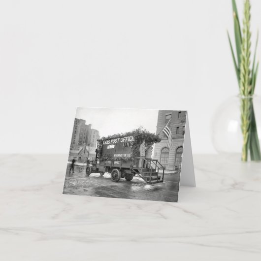 Weihnachtskarte WASHINGTON DC POST 1919 Feiertagskarte (Vorderseite)