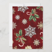 Weihnachtskarte Watercolor Weihnachten Party Einla Einladung (Rückseite)