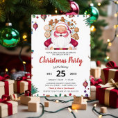 Weihnachtskarte Watercolor Weihnachten Party Einla Einladung