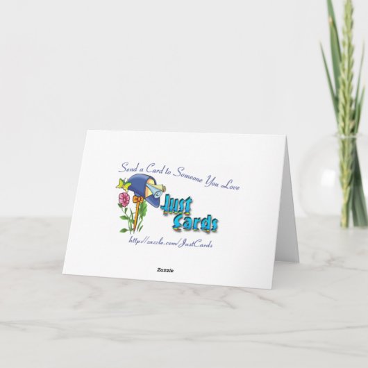 Weihnachtskarte Weihnachten Got (Rückseite)