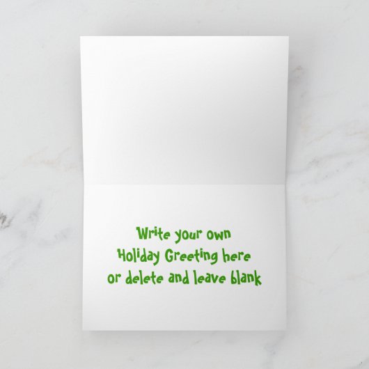 Weihnachtskarte Weihnachten Got (Innenseite)