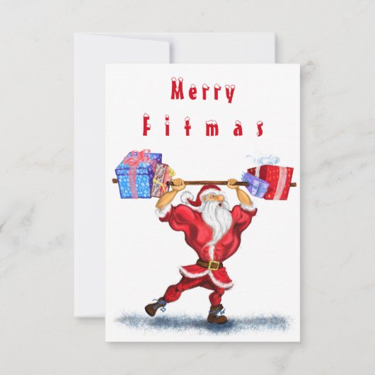 Weihnachtskarte Weihnachten mit Geschenken (Rückseite)