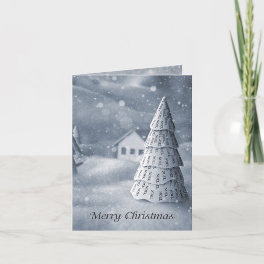 Weihnachtskarte Weihnachten Tree (Vorderseite)