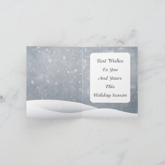 Weihnachtskarte Weihnachten Tree (Innenseite)