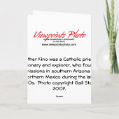 Weihnachtskarte: Weihnachten von Pater Kino (Rückseite)