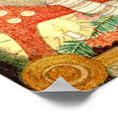 Weihnachtskarte | Weihnachtsbaumkinder Poster (Ecke)