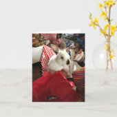 Weihnachtskarte, Weihnachtsbunny Jos Hot Mess Card Karte (Gelbe Blume)