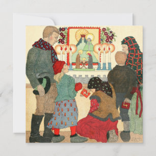 Weihnachtskarte Weihnachtsgebete Feiertagskarte