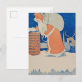 Weihnachtskarte | Weihnachtsgeschenke Feiertagspostkarte (Vorne/Hinten)