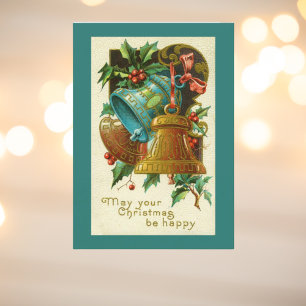 Weihnachtskarte Weihnachtsglocken Feiertagskarte