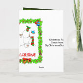 Weihnachtskarte Weihnachtskarte Feiertagskarte (Rückseite)