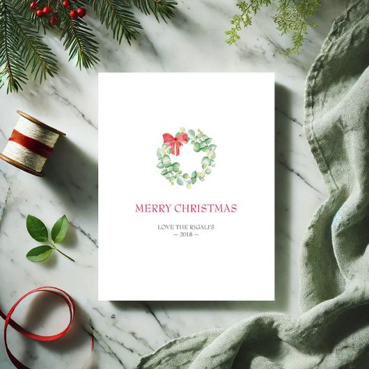 Weihnachtskarte, Weihnachtskarte Feiertagskarte