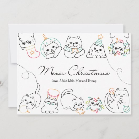 Weihnachtskarte Weihnachtskarte Feiertagskarte (Vorderseite)