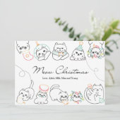 Weihnachtskarte Weihnachtskarte Feiertagskarte (Stehend Vorderseite)