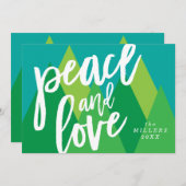 Weihnachtskarte, Weihnachtskarte, Liebe Feiertagskarte (Vorne/Hinten)