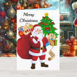 Weihnachtskarte Weihnachtskarte mit Foto Feiertagskarte<br><div class="desc">Spaß Weihnachtskarte für Ihre kleinen Enkel. Laden Sie ein Foto auf die Rückseite hoch oder verließ es leer.</div>