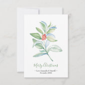 Weihnachtskarte, Weihnachtskarte RSVP Karte (Vorderseite)