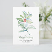 Weihnachtskarte, Weihnachtskarte RSVP Karte (Stehend Vorderseite)