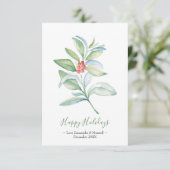 Weihnachtskarte, Weihnachtskarte RSVP Karte (Stehend Vorderseite)