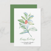 Weihnachtskarte, Weihnachtskarte RSVP Karte (Vorne/Hinten)