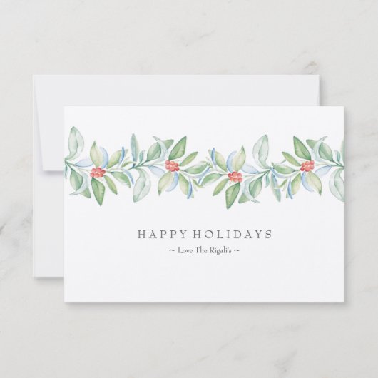 Weihnachtskarte, Weihnachtskarte, rustikal (Vorderseite)