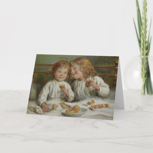 Weihnachtskarte | Weihnachtskind Feiertagskarte (Vorderseite)